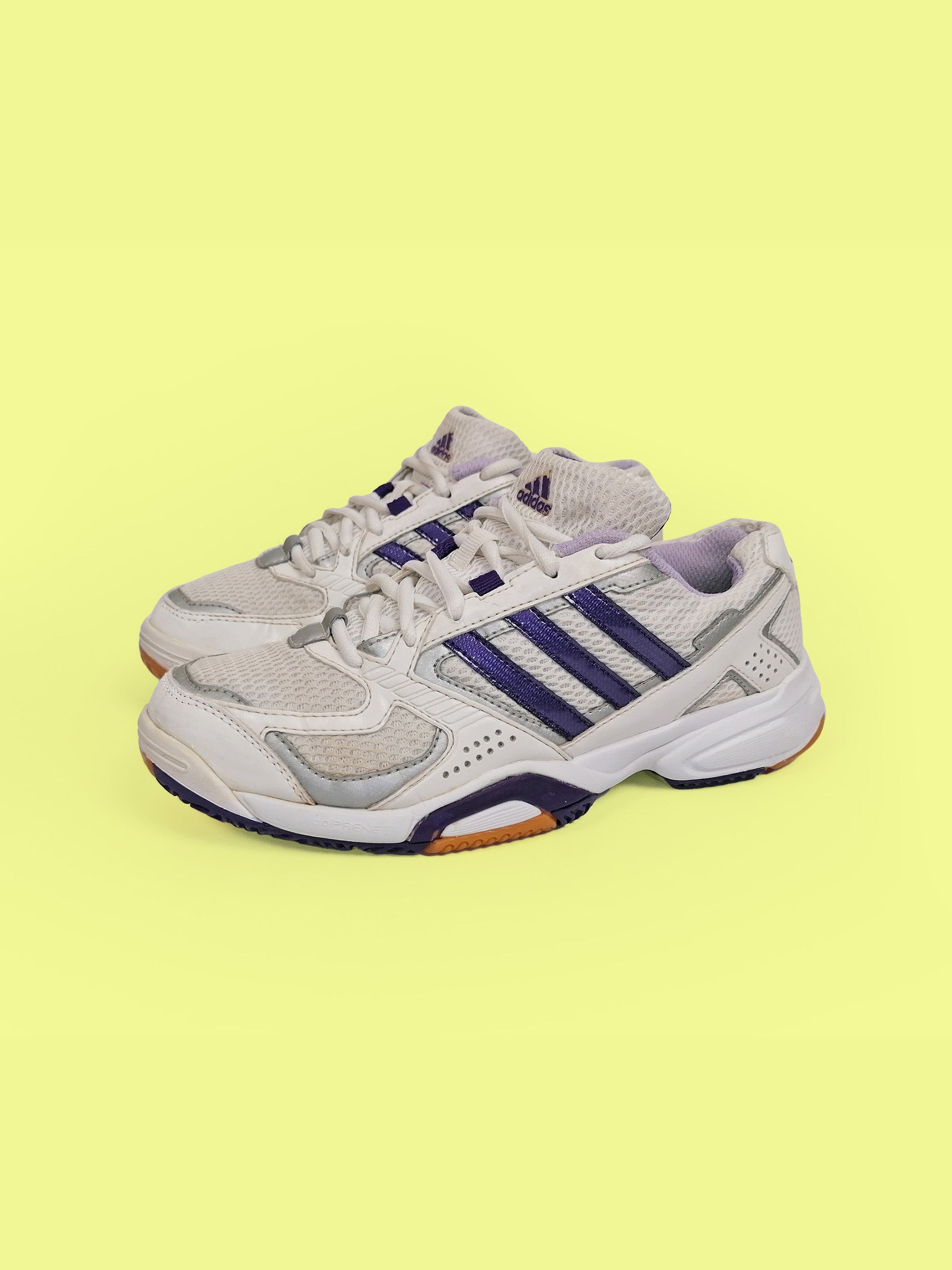 2011 ADIDAS Adituff Sneakers White Silver Purple size UK 5/ EU 38/