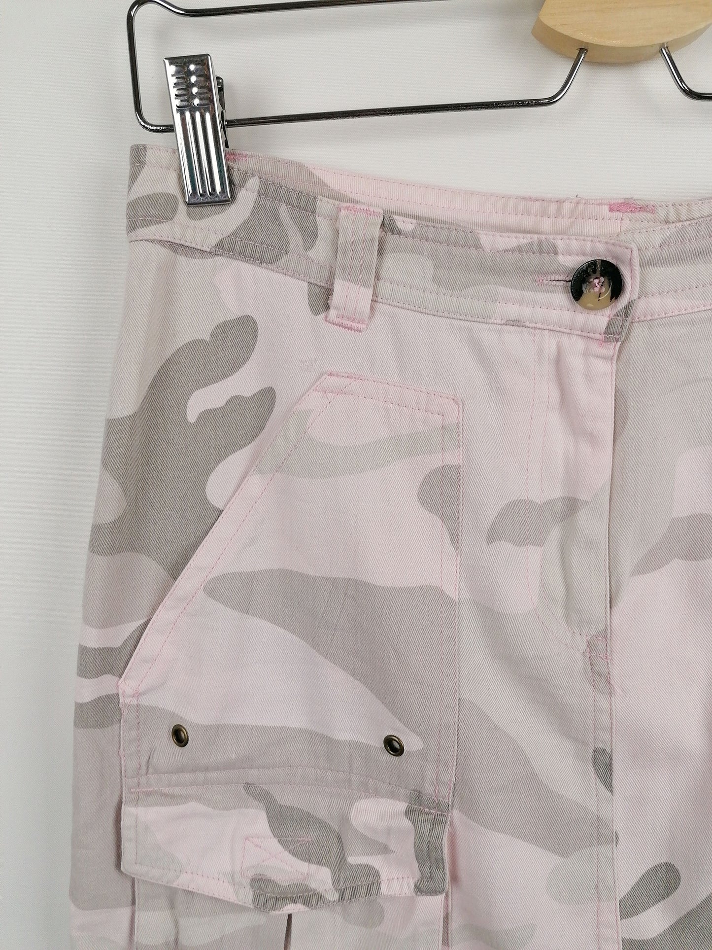 Y2K Mini Skirt Camo Pastel - size M