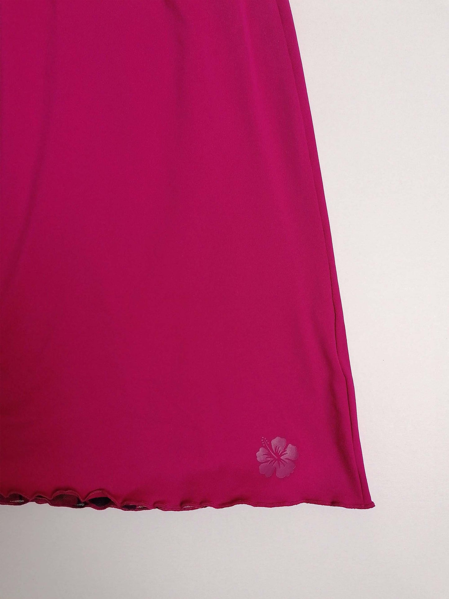 Y2K Reversible Stretch Skirt Lettuce Hem - size S-M