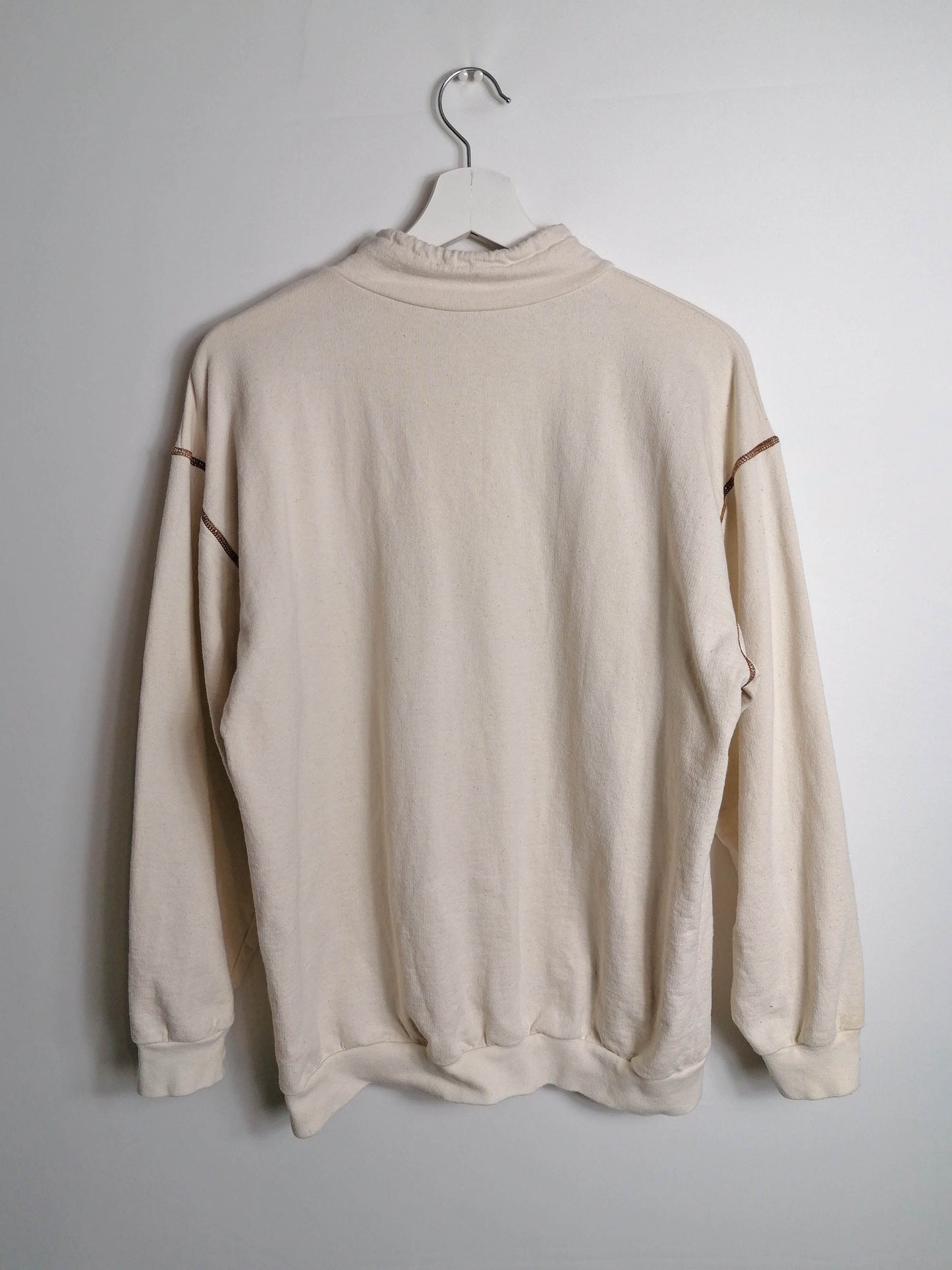 Mushrooms Print 80's Retro Sweatshirt - size S-M