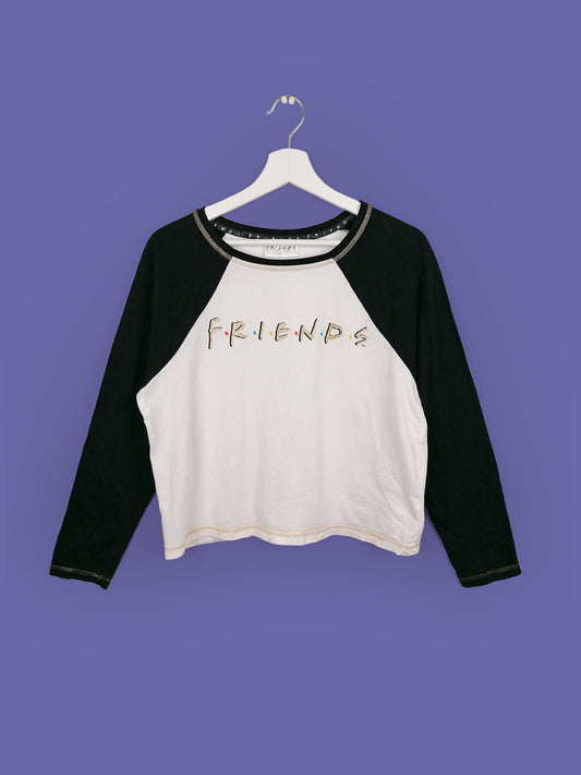 "Friends" Raglan Boxy T-shirt - size M-L