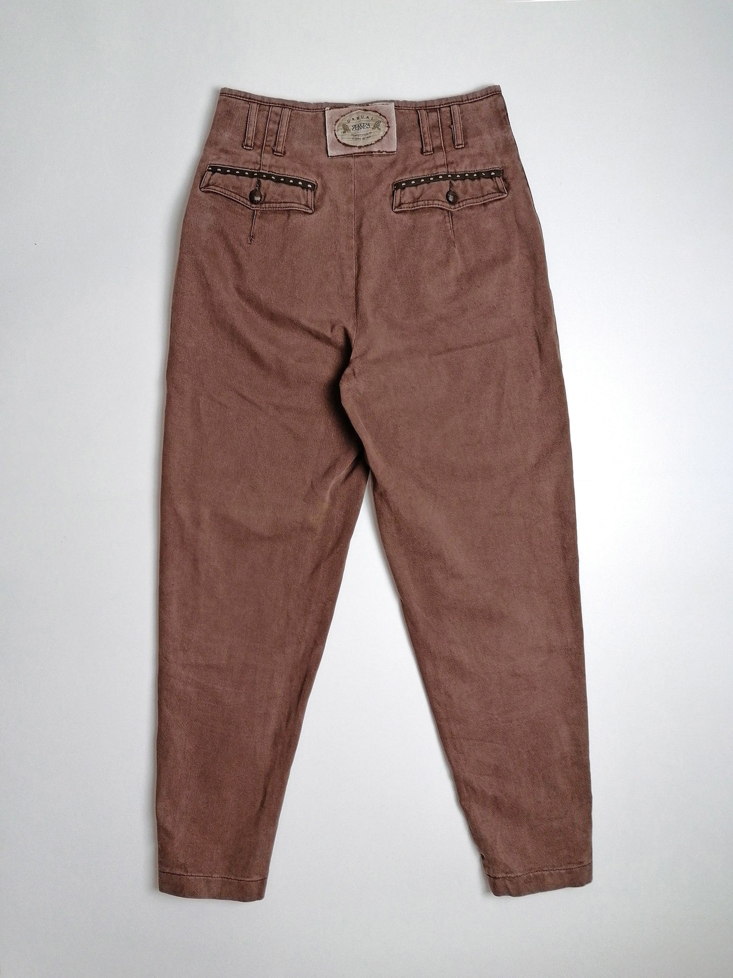 90's ZERRES Mom Jeans Faded Brown - size S-M