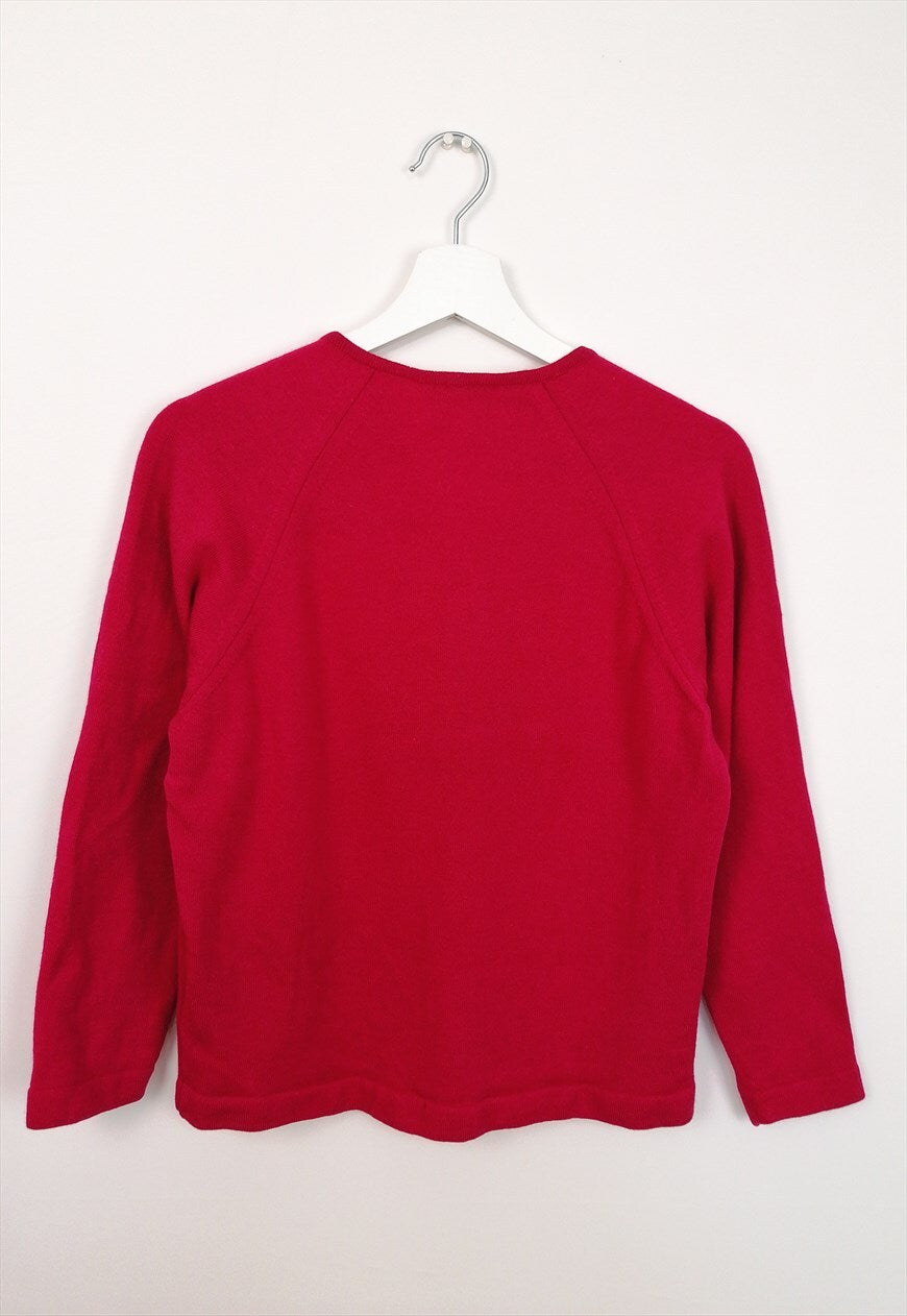Virgin Wool Pink Sweater - size S-M