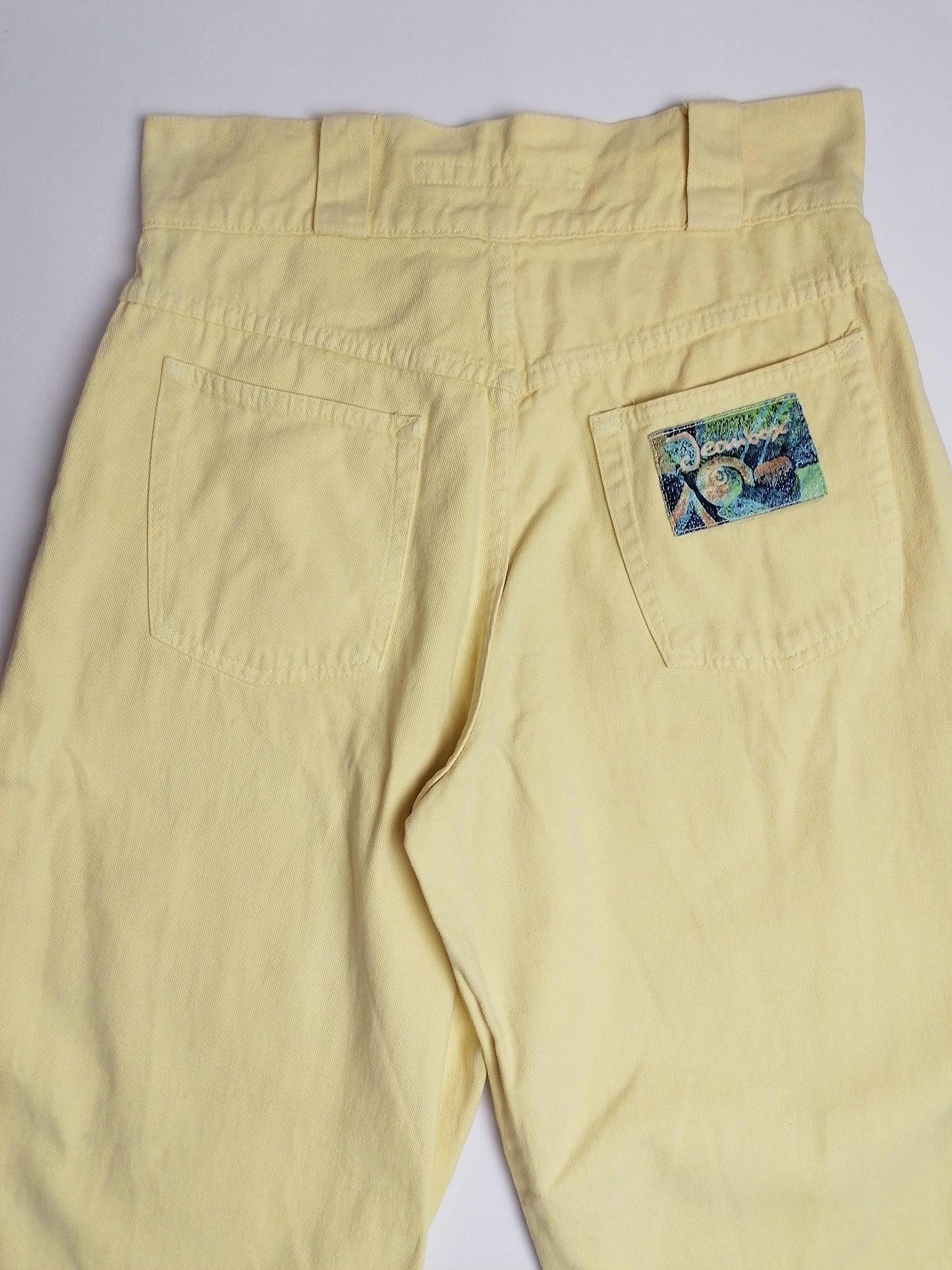 90's JEANBOX High Waist Baggy Jeans - size M-L