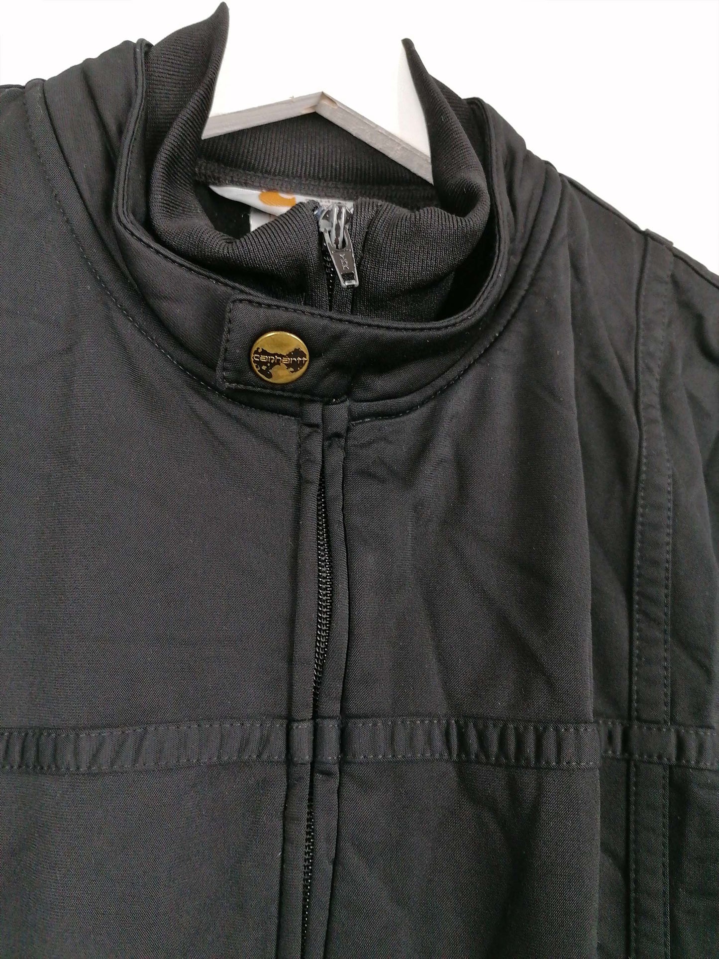 CARHARTT Rugged Outdoor Wear Track Jacket Polyester Black - size M-L