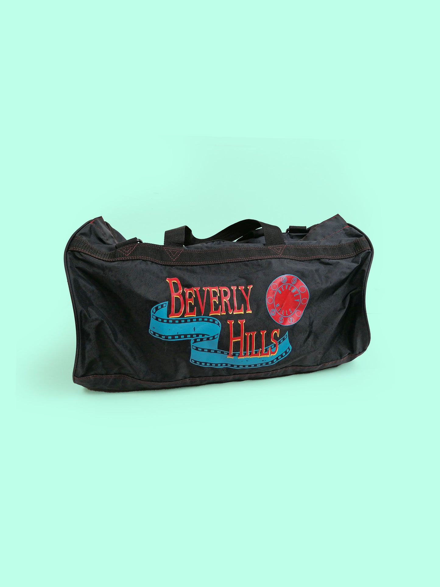 Vintage 90's BEVERLY HILLS Big Duffel Bag