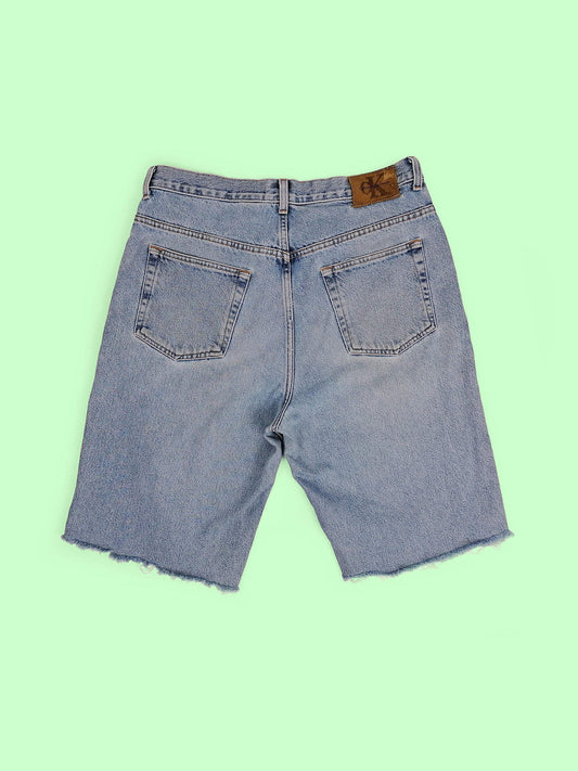 90's CK Jeans Cut-off Shorts ~ W 34