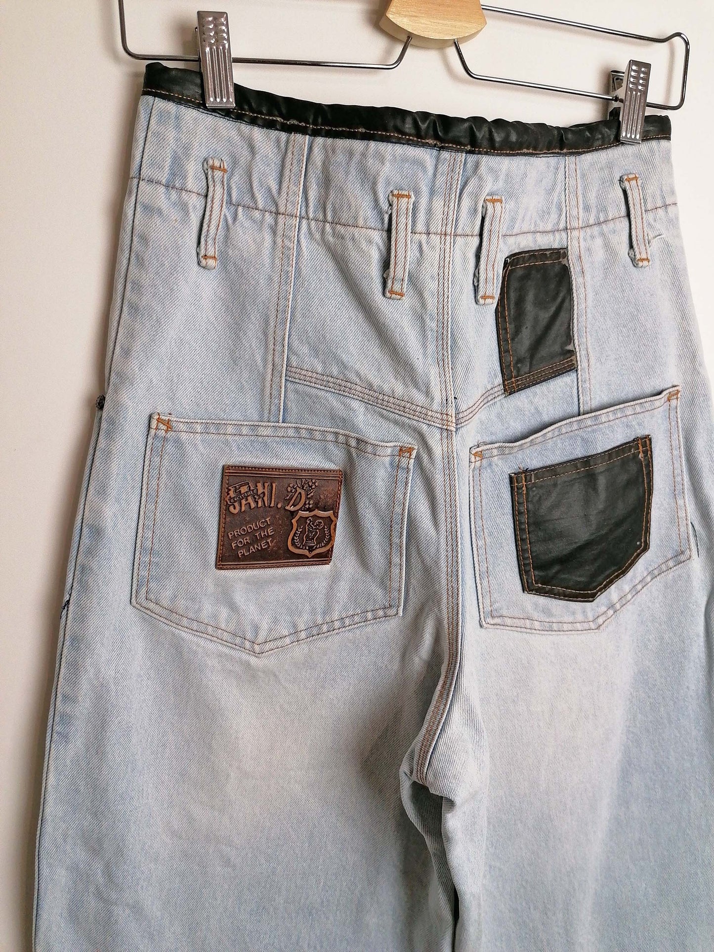 80's JANI. D Super High Waist Baggy Jeans - size S-M