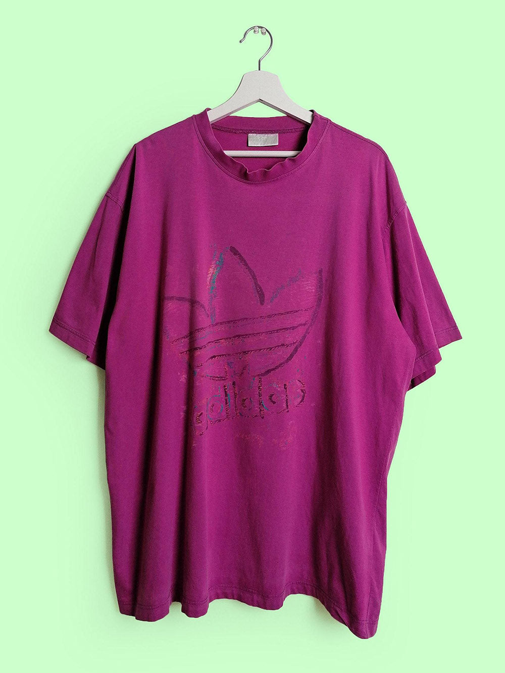 Vintage 90's ADIDAS Originals Unisex Oversized T-shirt - size XL