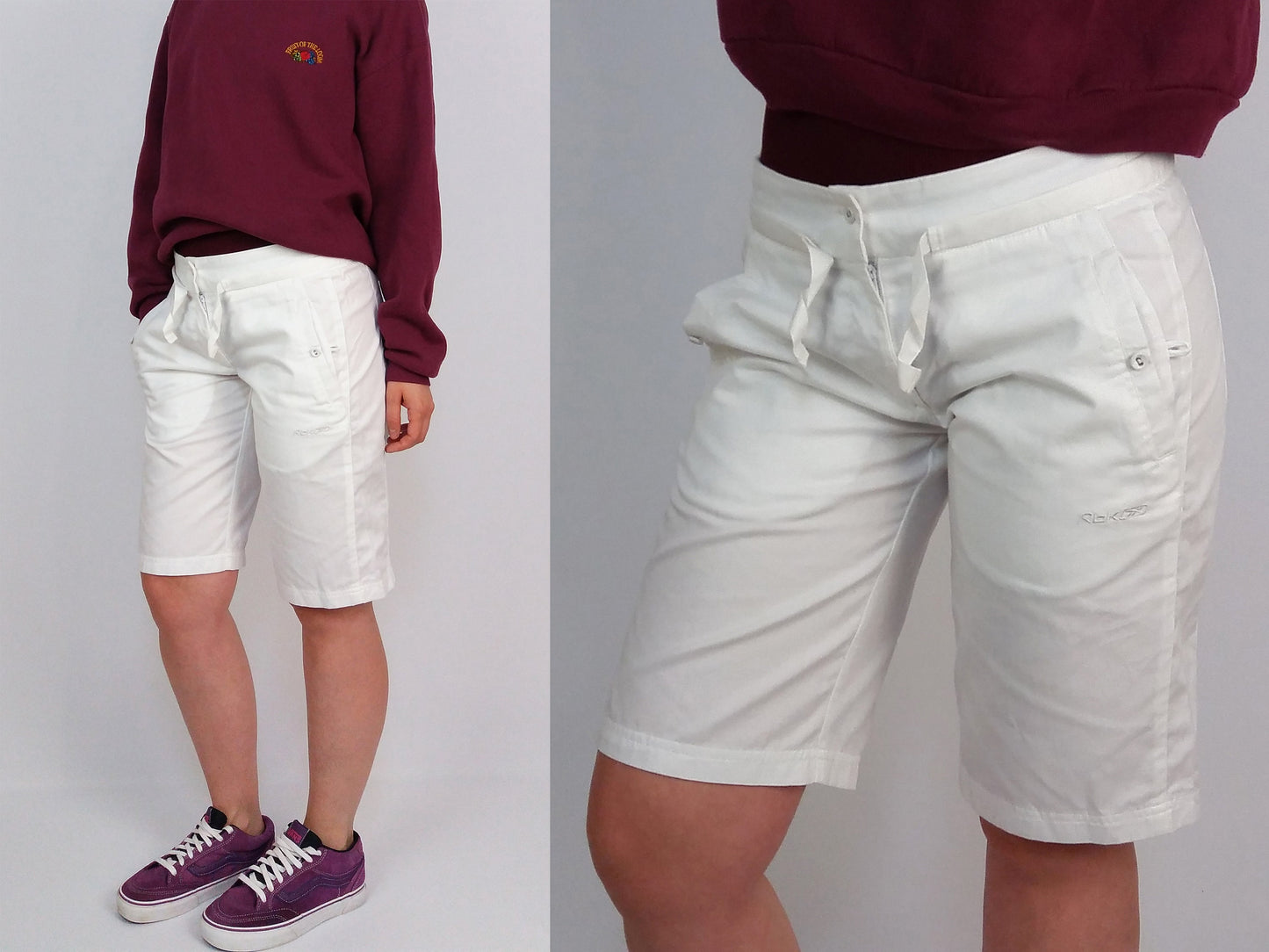 REEBOK Light Cotton Bermuda Shorts ~ size S