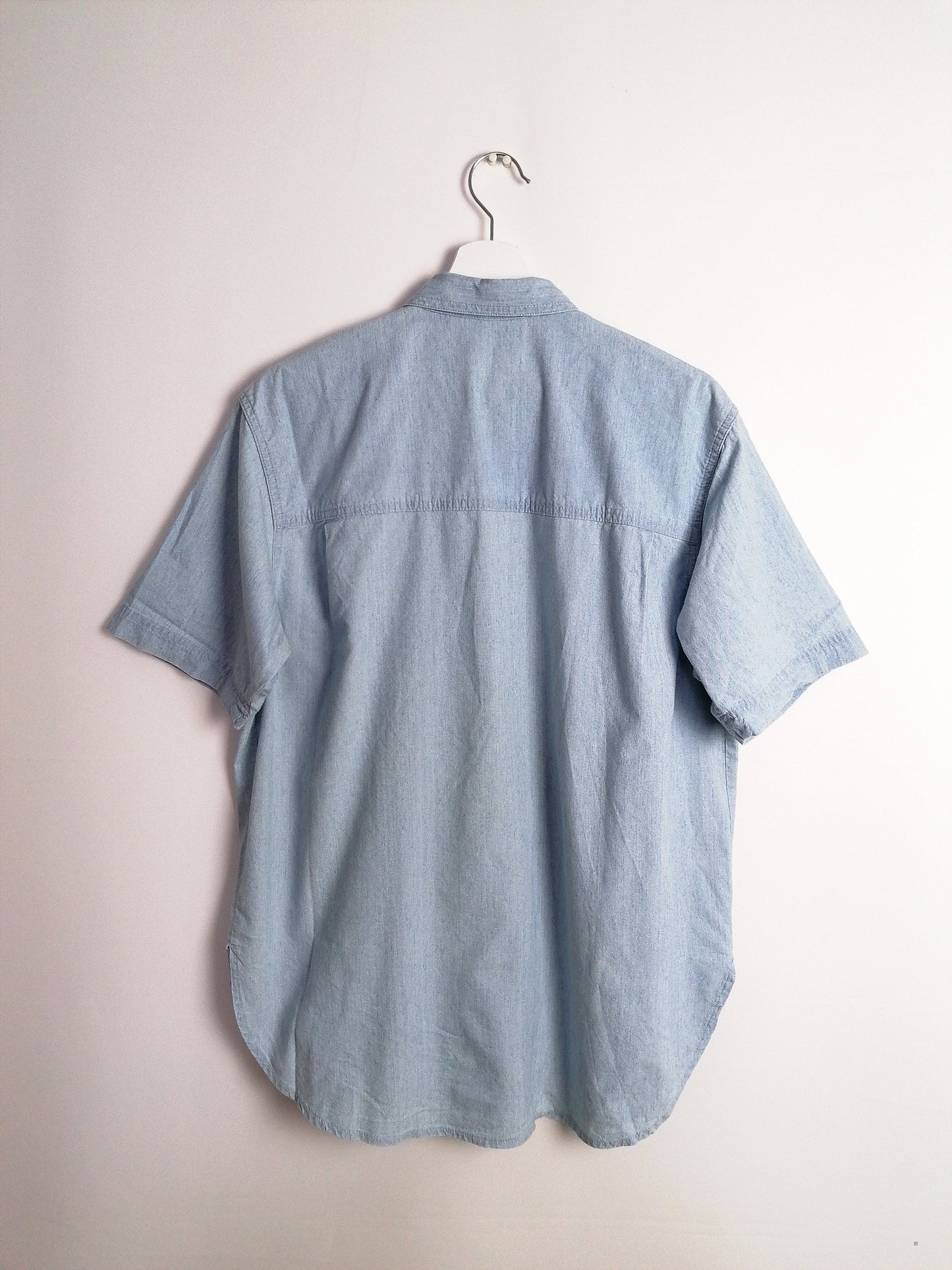 Vintage 90's Lightweight Oversized Denim Shirt - size S-M
