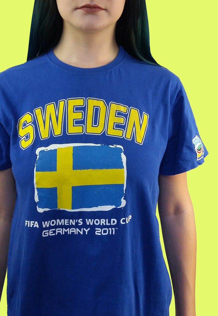 FIFA World Cup Sweden T-shirt Kids Teens Women Petite - size XS-S - kids 152
