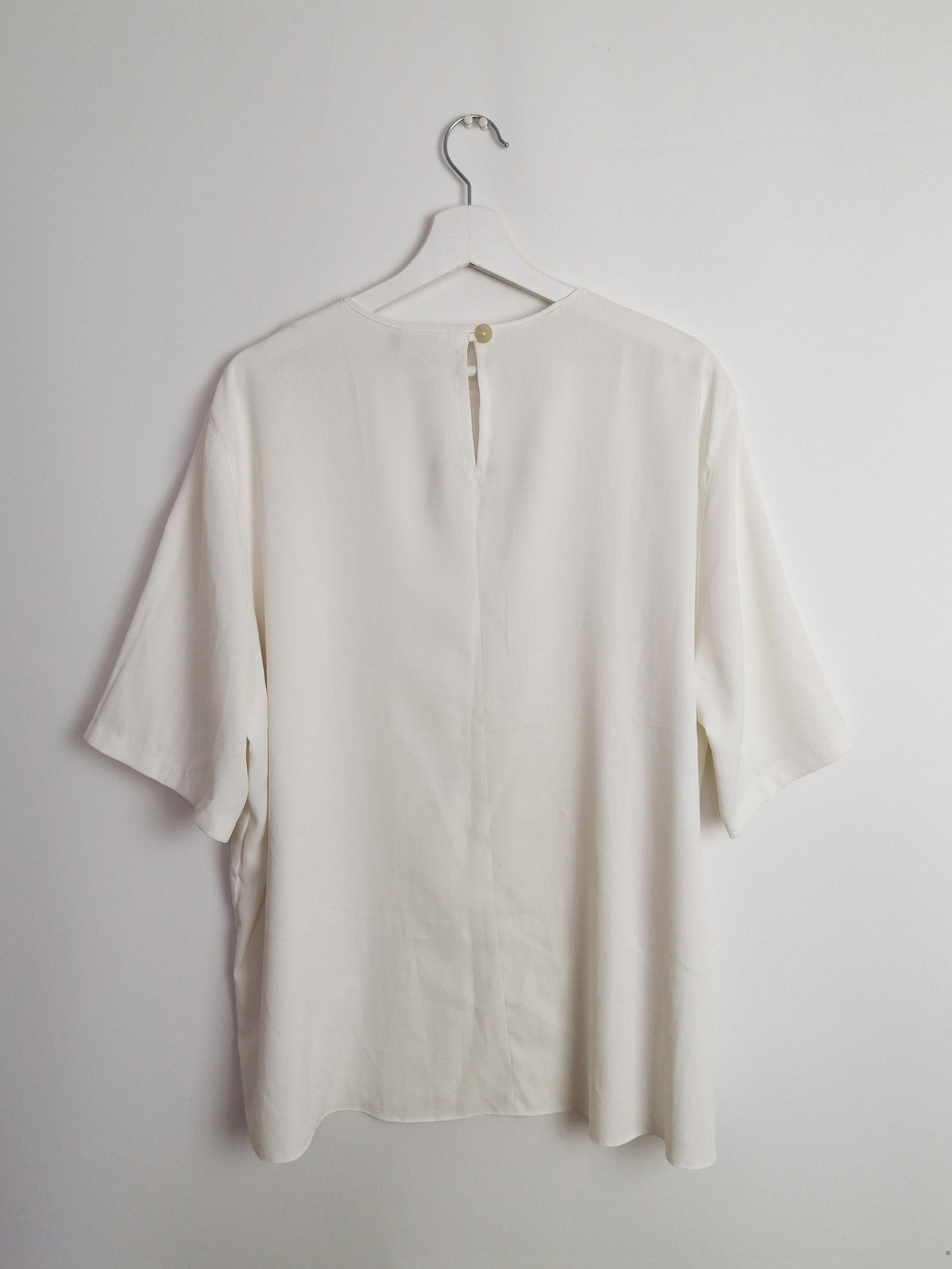 Vintage 90's Oversized Blouse Embroidery - size L-XL - GB 22 / US 18