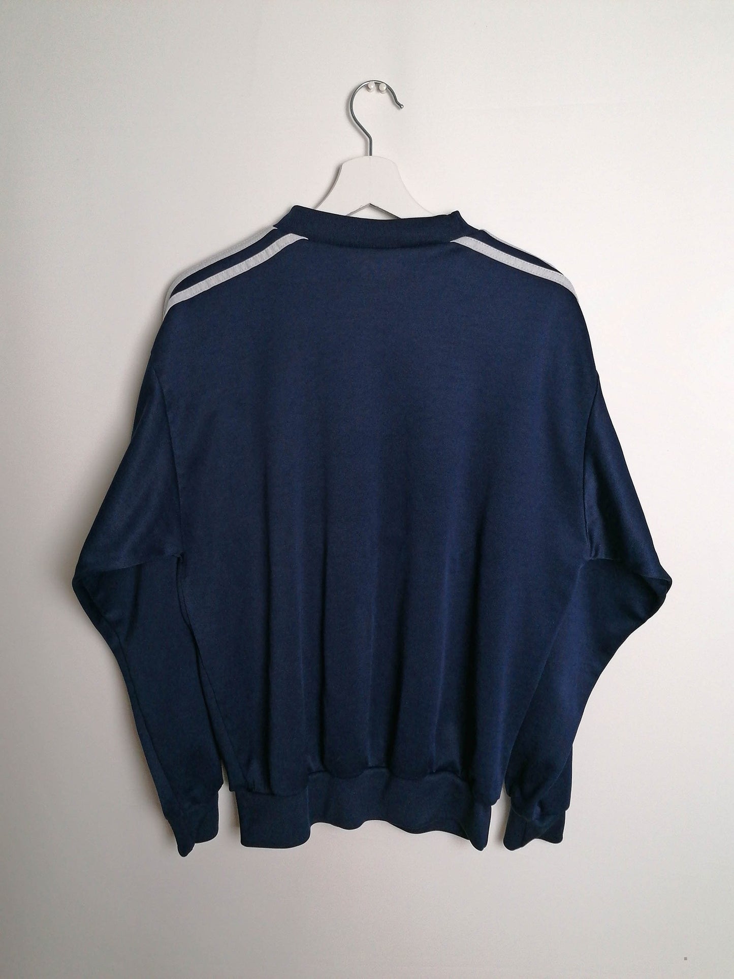 90's ADIDAS Originals Big Logo Trefoil Polyester Sweatshirt - size S / D4