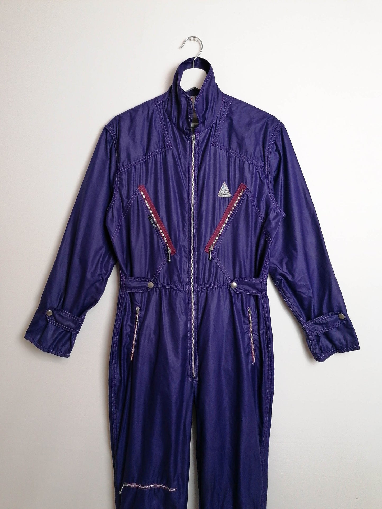 80's KING ONE Safteywear Made in France Jumpsuit - size S-M