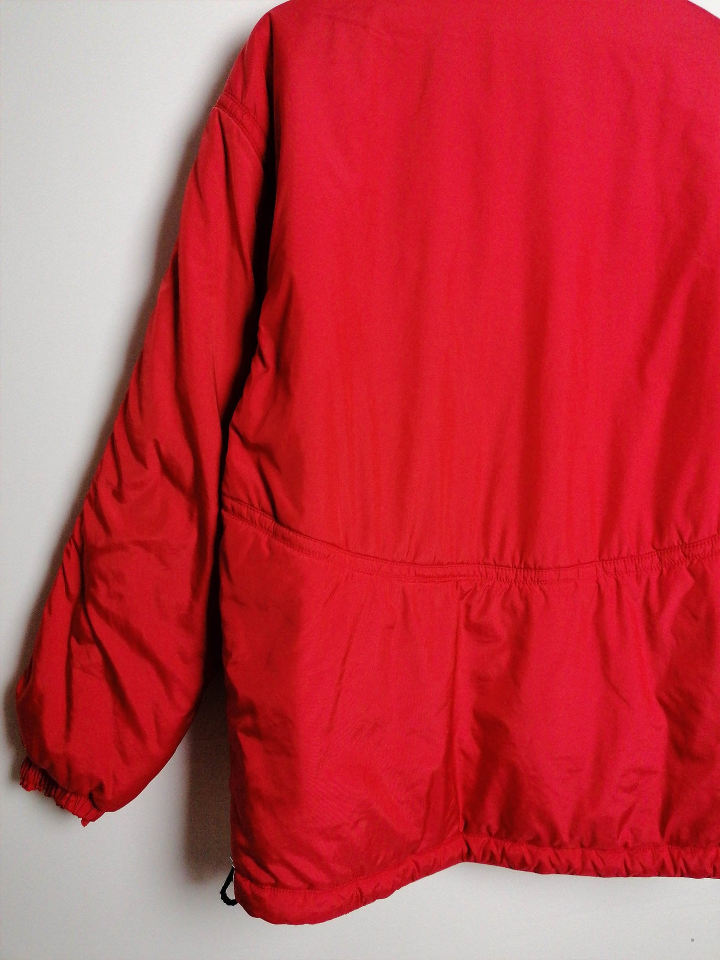 90's SPORTALM Kitzbuhel Anorak Shiny Red Winter Ski Jacket - size S-M