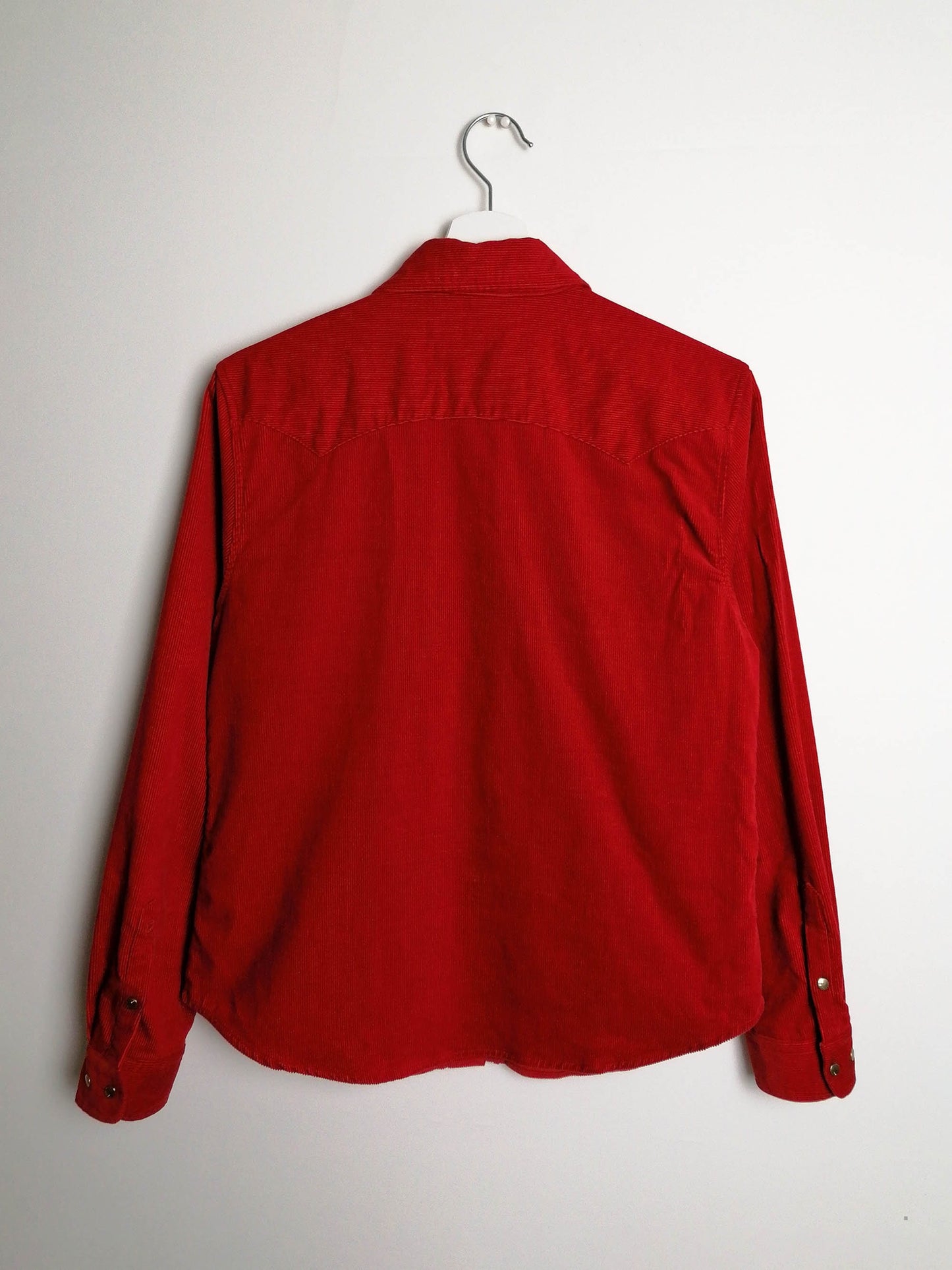 BOGNER Red Corduroy Cotton Shirt - size S-M / 40