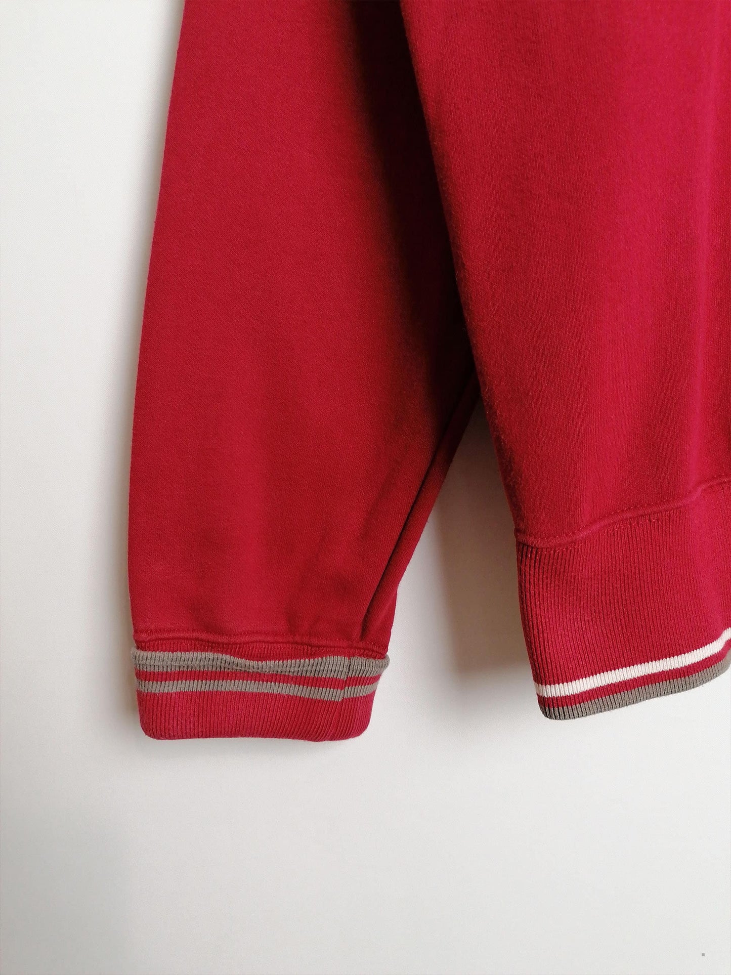 Y2K NIKE Small  Swoosh Red Sweatshirt Crewneck - size S / GB 36- 38 / height 173 cm