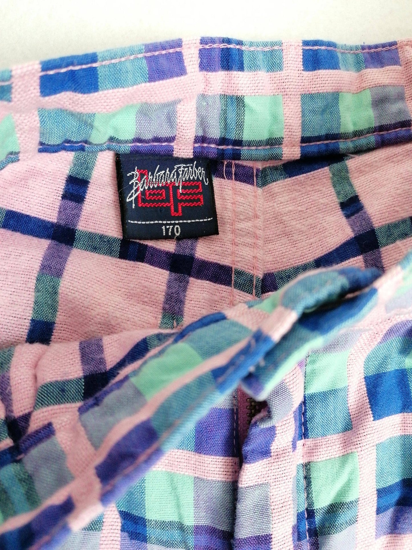 80's BARBARA FARBER High Waist Baggy Pants - size XS-S ( 23.5" waist)