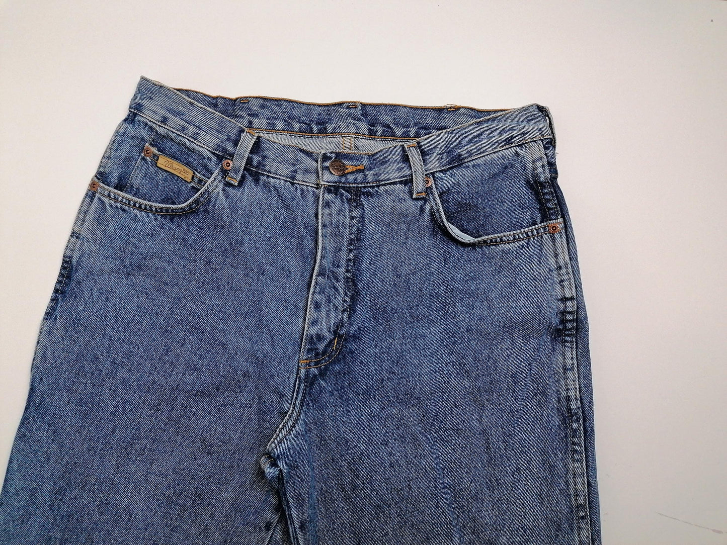 90's WRANGLER Stonewash Jeans Men Regular Fit ~ W 33 - 34/ L 32