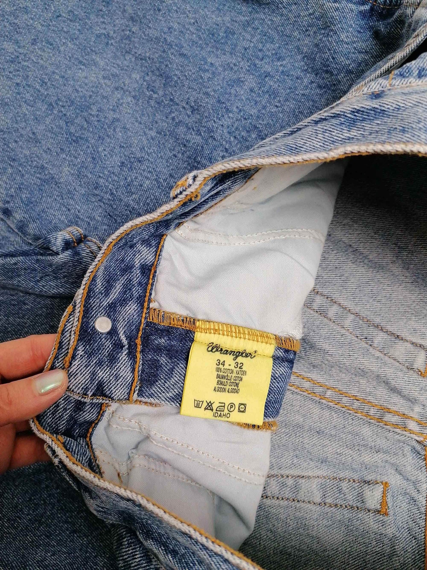 WRANGLER Stonewash Jeans Men Fit ~ W 33 - 34/ L 32 SarraMurra