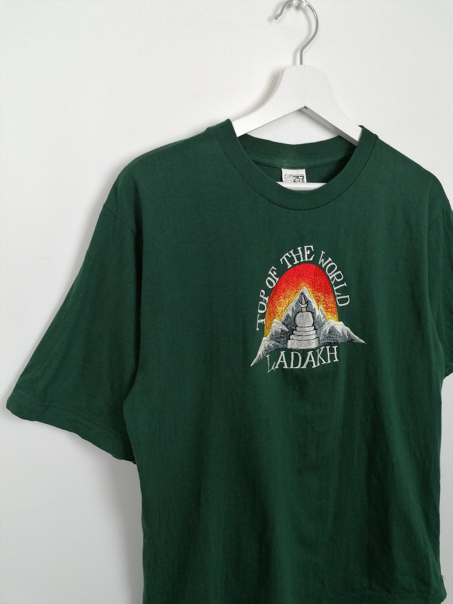 90's 'Top Of The World' Ladakh India T-Shirt - size S-M