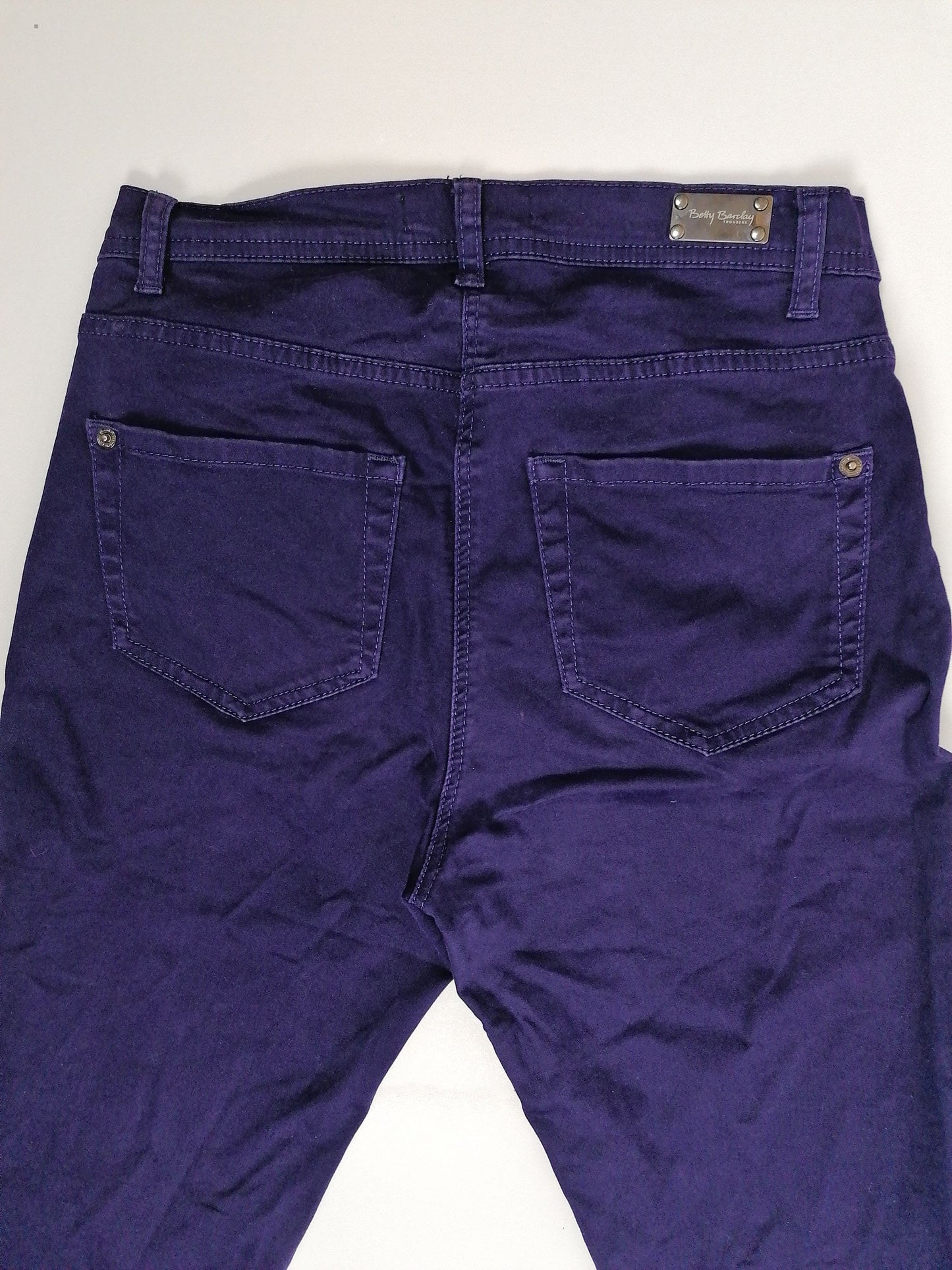 BETTY BARCLAY Indigo Purple Jeans - size S // eu 36 // us 6 // uk 10