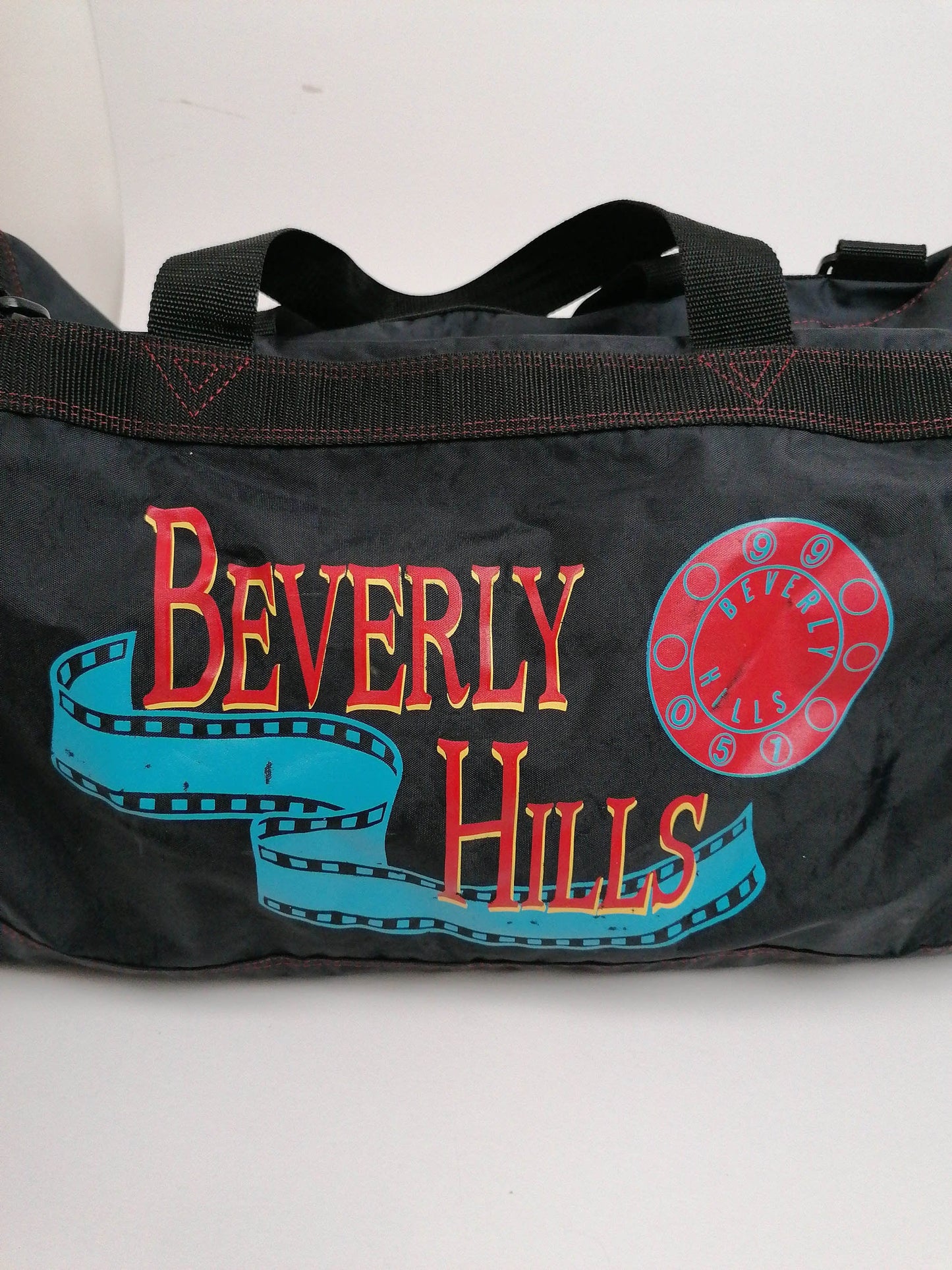 Vintage 90's BEVERLY HILLS Big Duffel Bag