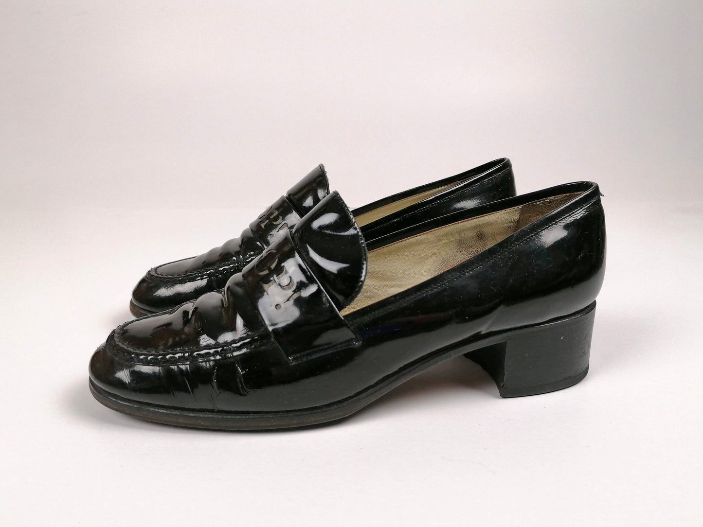 Vintage 90's JOOP! Patent Leather Loafers -  Size EU 38 / UK 5.5 / us 7.5