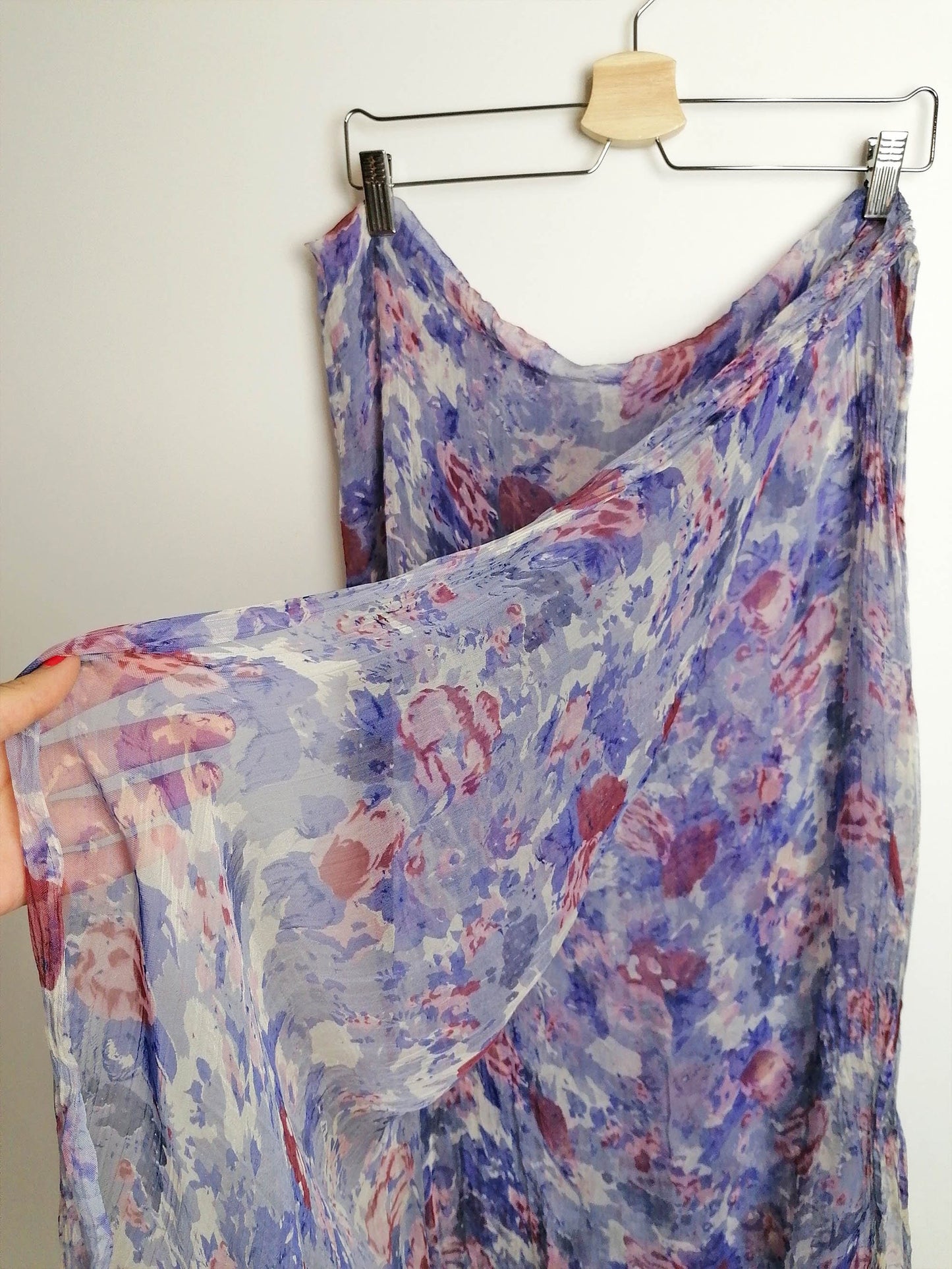 Large Scarf Sheer Shawl Made in India 175x110 cm